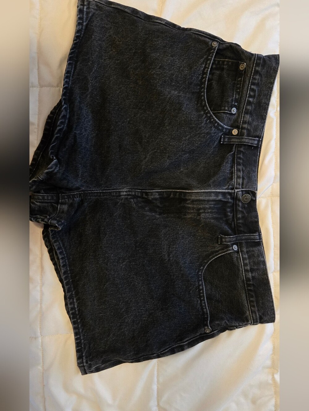 Madewell Women's The Momjean Short Short in Comrie Wash Size 32 item #ND669